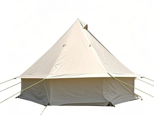 Spacious 4 Person Yurt Tent with Stove Jack, 4-Season Glamping Bell Tent, Waterproof 210D Oxford Cloth, for Family Camping & Outdoor Parties, 9.8x9.8x6.6 FT
