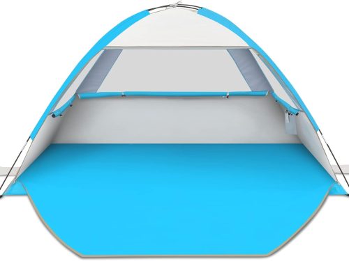 Beach Tent Sun Shelter for 3/4-5/6-7/8-10 Person with UPF 50＋ UV Protection, Lightweight & Easy Setup Beach Shade Canopy, Portable Beach Shade Tent Beach Cabana