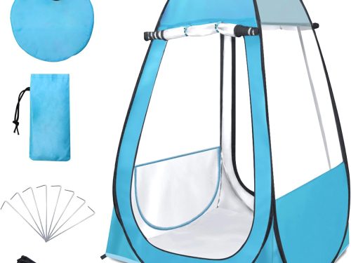 Pop Up Tent, Clear Outdoor Tents Sports Fishing, Rainproof and Windproof Beach Camping, Lightweight and Sturdy, Easy Set Up, UPF 50+ Portable Folding 39" x 64"