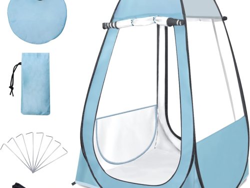 Pop Up Tent, Clear Outdoor Tents Sports Fishing, Rainproof and Windproof Beach Camping, Lightweight and Sturdy, Easy Set Up, UPF 50+ Portable Folding 39" x 64"