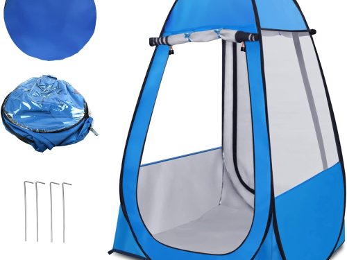 Pop Up Tent, Clear Outdoor Tents Sports Fishing, Rainproof and Windproof Beach Camping, Lightweight and Sturdy, Easy Set Up, UPF 50+ Portable Folding 39" x 64"