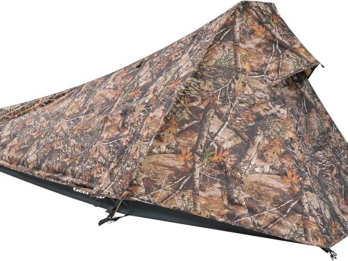 Ultralight Bivy Tent for 1 Person 3 Season Waterproof Single Person Backpacking Tent for Camping Hiking Backpack Travel Outdoor Survival Gear
