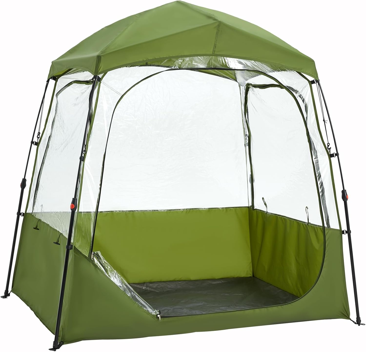 1-4 Person Sports Tent, All Weather Pod with 540° Clear View, Waterproof Pod with Carrying Bag, Easy Setup, Portable Sports Tent Pop Up Shelter for Soccer Games, Fishing & Outdoor Events