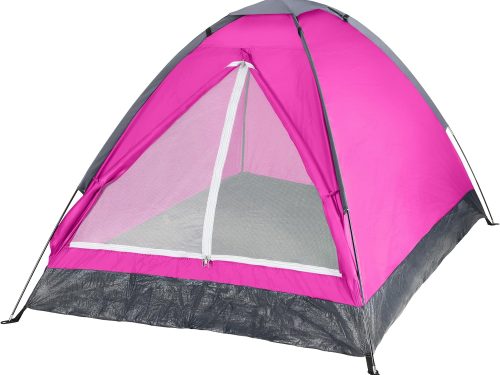 2 Person Camping Tent with Rain Fly and Carrying Bag - Lightweight Outdoor Tent for Backpacking, Hiking, or Beach Use by  (Pink)